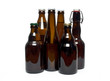 Botellas de cristal de cerveza