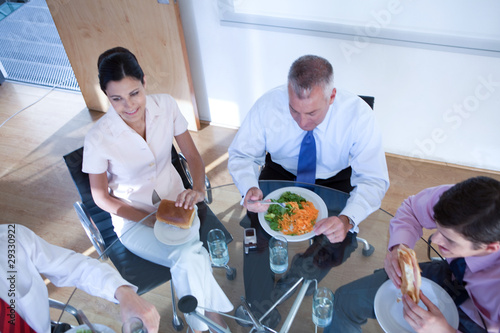 Photo: Colleagues at a business lunch Colleagues at a business lunch