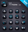 Black Squares - warning icons 01