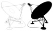 Satellite Antenna Vector 02 Satellite Antenna Vector 02