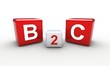 B2C red