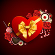 heart shape gift