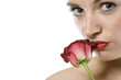 portrait mit rose
