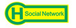 bus stop sign social network