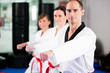 Martial Arts sport training in gym