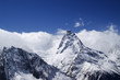 High mountains in cloud High mountains in cloud