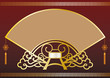 Fan Shape Background Design Fan Shape Background Design