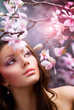 Beautiful Girl with flower
