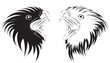 Vector sketch of the eagle head tattoo style.