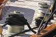 voilier de luxe winch et cordes