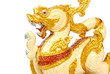Golden Lion statue isolated Golden Lion statue isolated