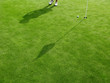Golf beim Einlochen