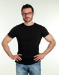 portrait man on white background portrait man on white background