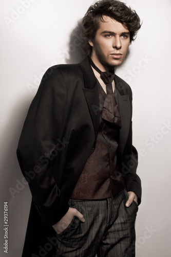 Photo: Amazing photo of young elegant man posing Amazing photo of young elegant man posing