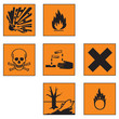 Gefahrensymbole Set