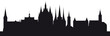 Skyline Erfurt (Silhouette)