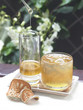 Foto: Bel fruit drink with honey. Bel fruit drink with honey.