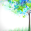 spring composition with tender tree