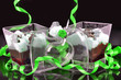 St Valentin - 2 verrines chocolat menthe
