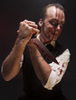 Photo: A killer enjoying his work. A killer enjoying his work.