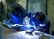 WIG Schweißer bei der Arbeit