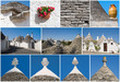 Trulli Alberobello Collage.