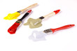 Paintbrushes on white!