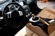 Modern sport car interior