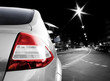 Car on road
