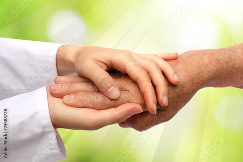 Photo: Old and young hand Old and young hand