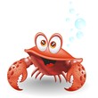 Granchio Cartoon-Crab Cartoon-Vector