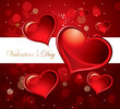 The Valentine's day. Beautiful background