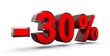 Réduction moins 30 %