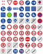 Verkehrszeichen Set
