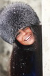 girl fur hat