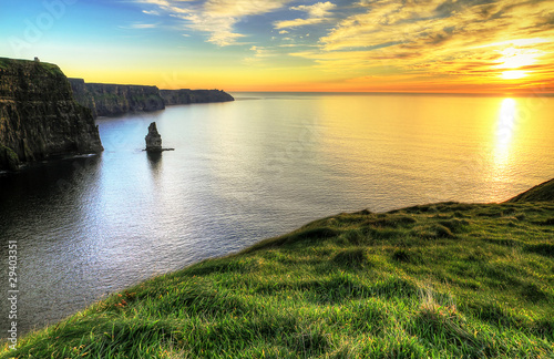 Photo: Cliffs of Moher at sunset - Ireland Cliffs of Moher at sunset - Ireland