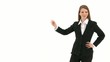 Woman counts to three