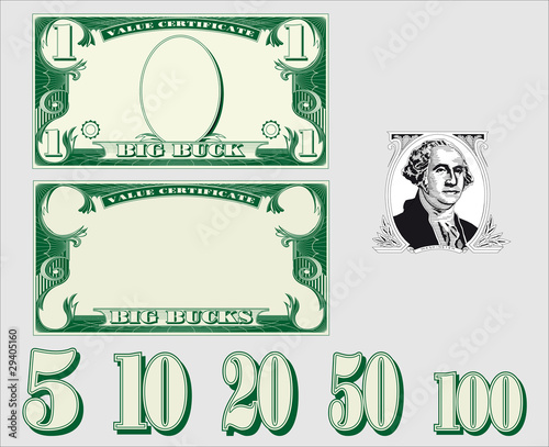 Vector: money background money background