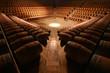 Foto: Wine vats in a big wine cellar, Tuscany - Italy Wine vats in a big wine cellar, Tuscany - Italy