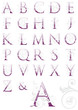Vector: abecedario ornamental abecedario ornamental