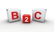 B2C white