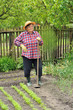 Senior woman gardening Senior woman gardening