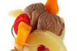 fresh fruits in glass