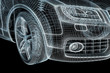 Frontended Car (3d construction) Frontended Car (3d construction)