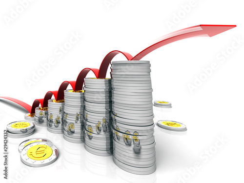 Illustration: coinstair_ up_red2 coinstair_ up_red2