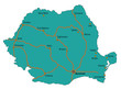Cartes des autoroutes de Roumanie