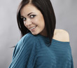 Young Woman casual portrait. Close-up face.
