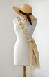 Tailor mannequin with fashion accessories