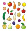 Fruits and Vegetables Vectors