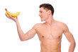 Naked man with fruit Naked man with fruit